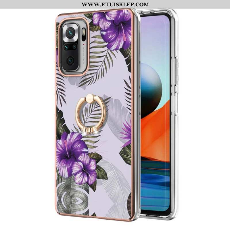 Etui do Xiaomi Redmi Note 10 Pro Kwiaty Wspornika Pierścieniowego